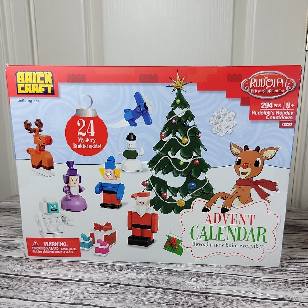 Brick Craft Advent Christmas Calendar Building Set 294pcs